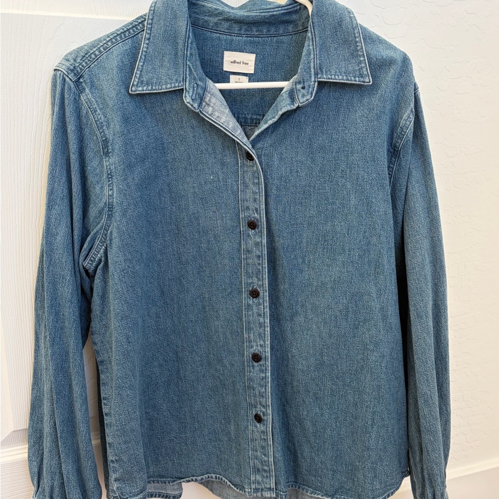 Aritzia Wilfred Free SALOON SHIRT